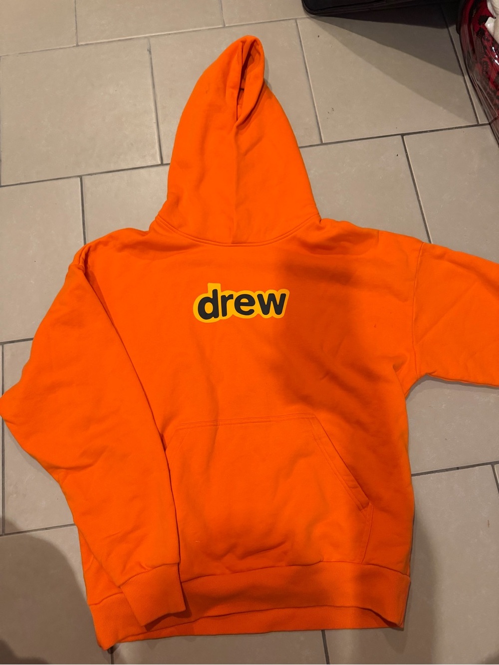 Drew house orange hoodie - OG Justin Bieber brand